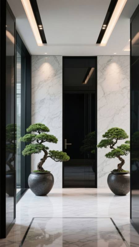 现代简约玄关设计图片