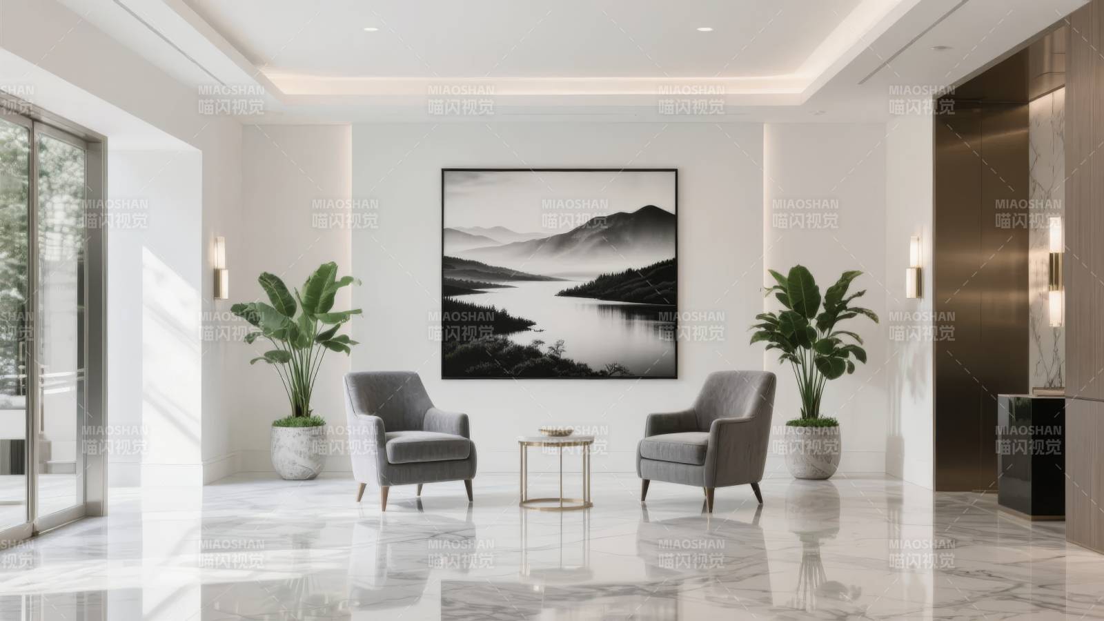 现代客厅艺术装饰图片