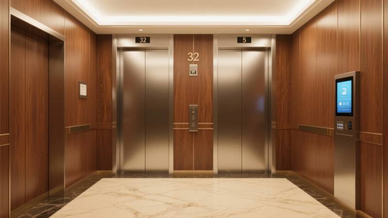 电梯厅层图片