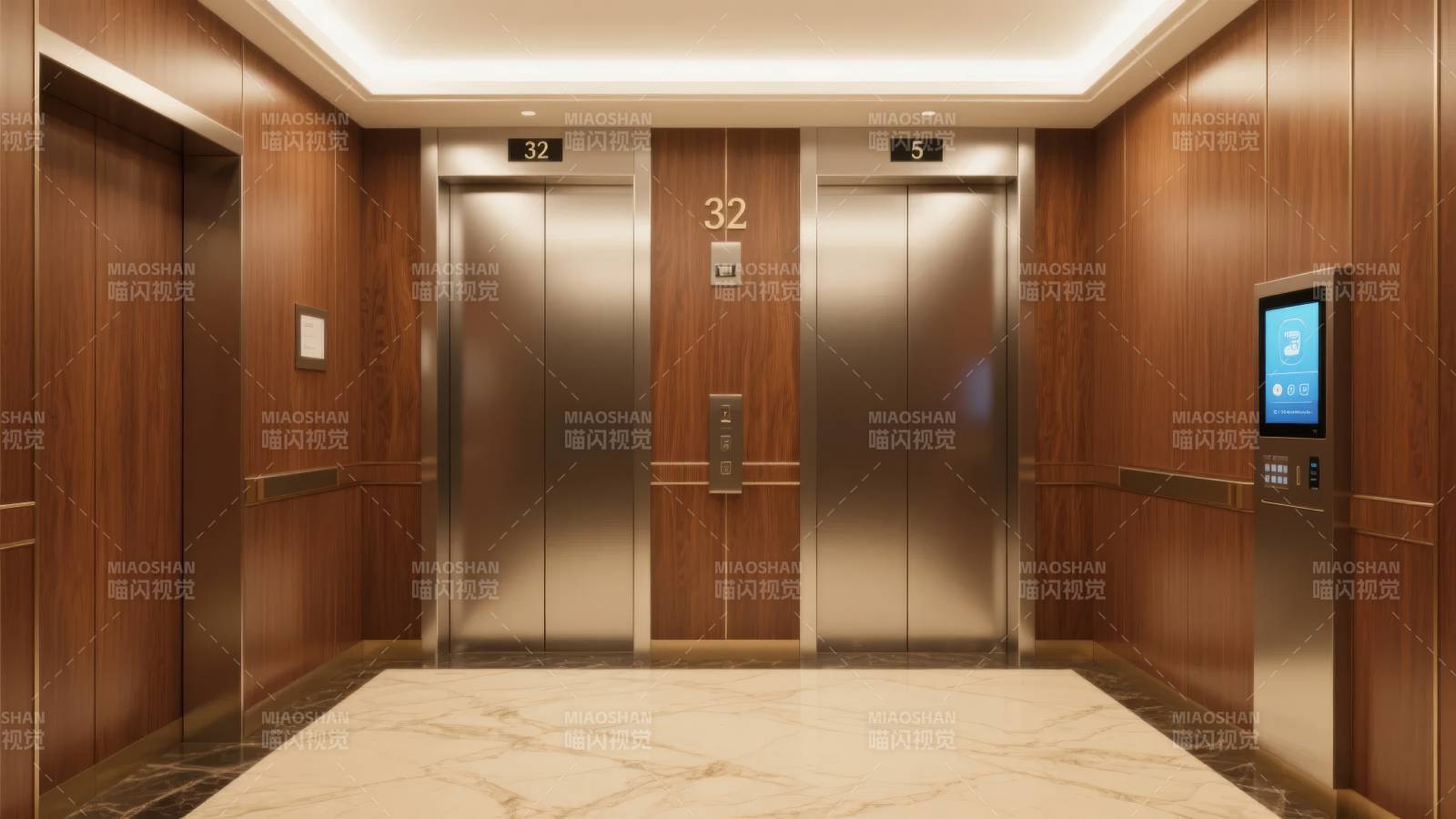 电梯厅层图片