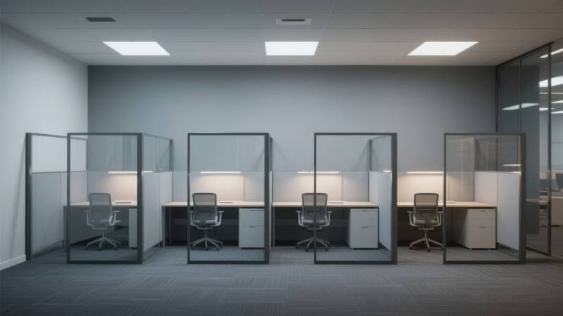 现代办公隔间设计图片