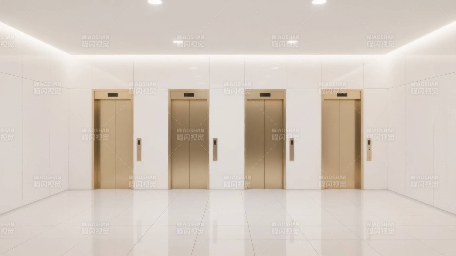 现代电梯厅图片