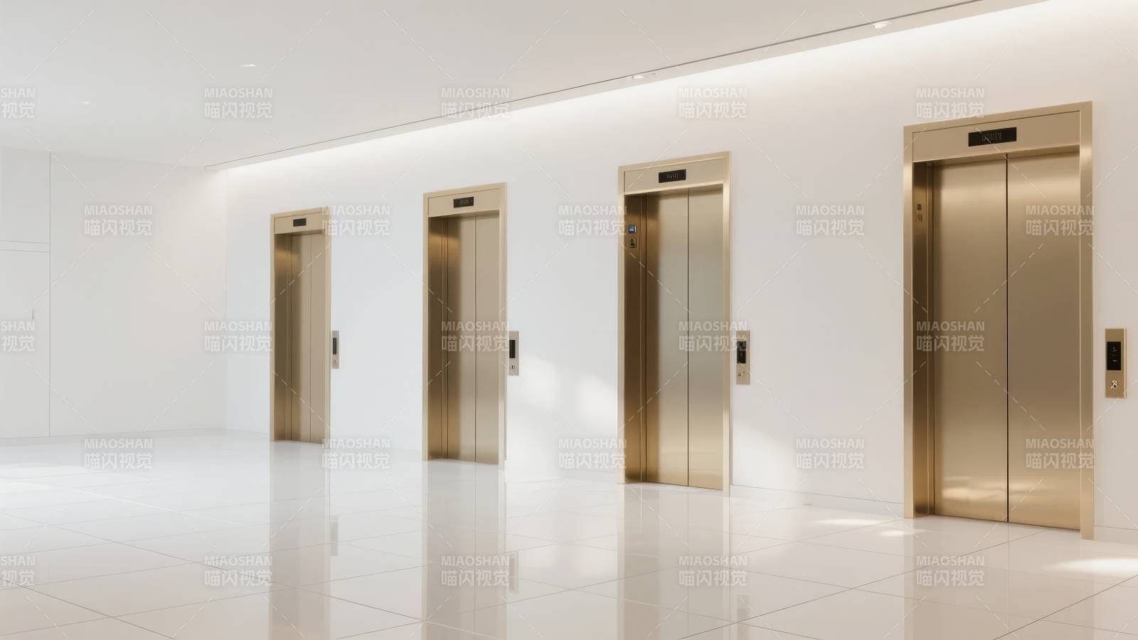 现代电梯厅图片
