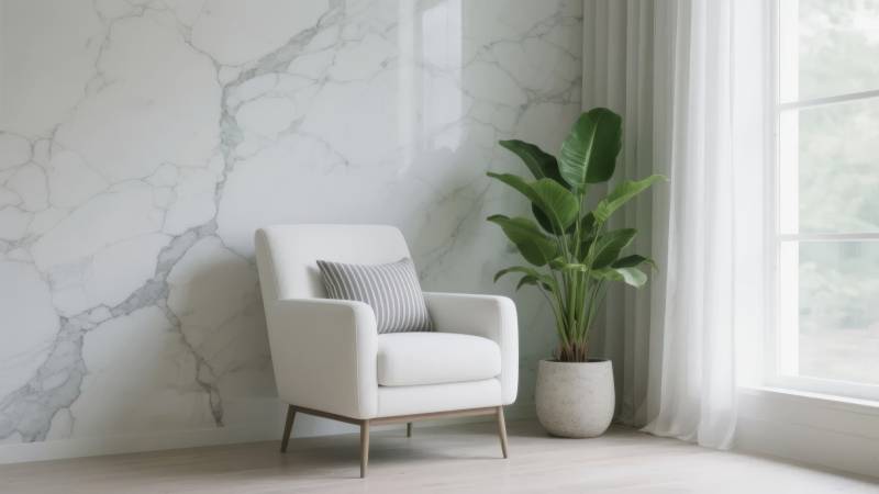 简约客厅一角图片