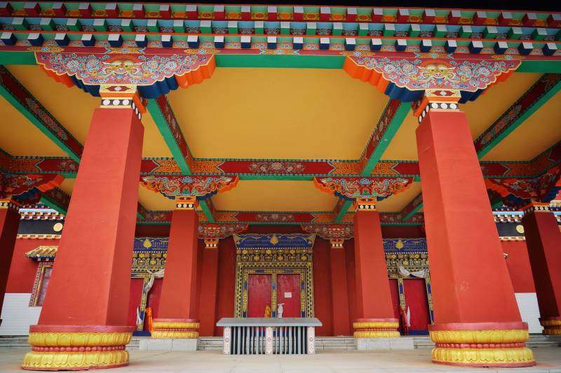 藏式宫殿建筑图片