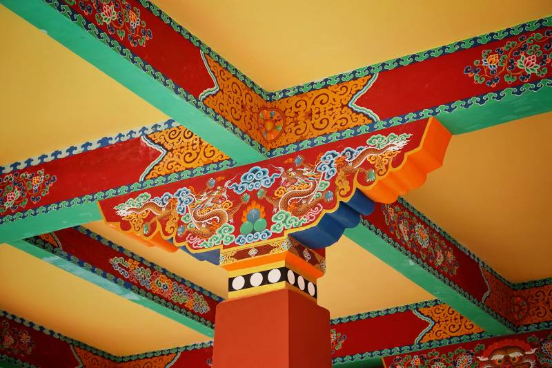 彩绘天花板图片