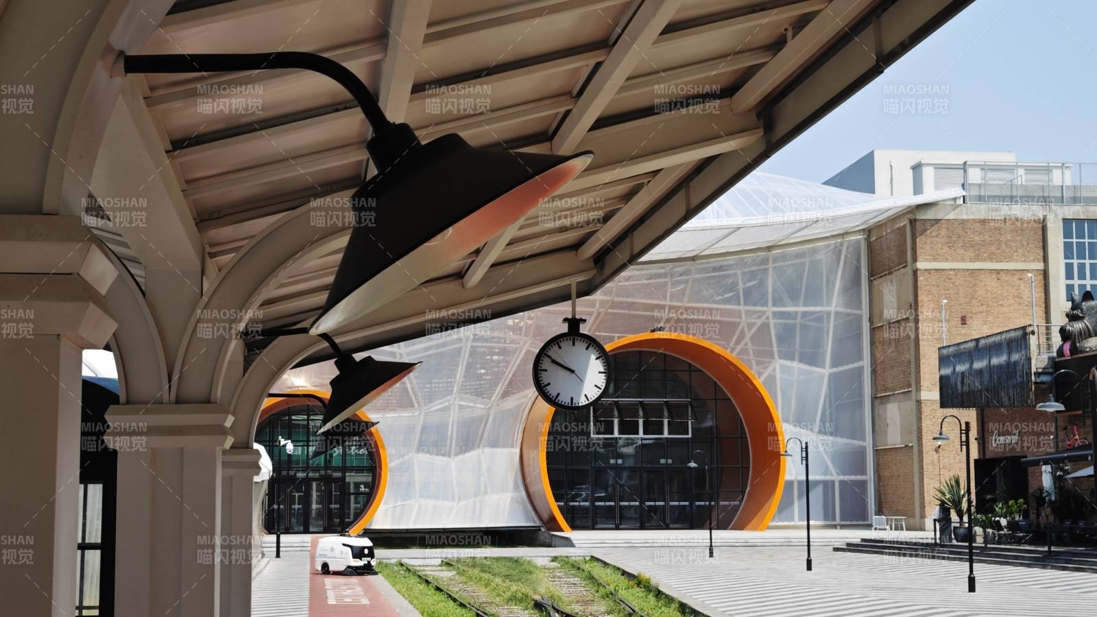 现代建筑入口景观图片