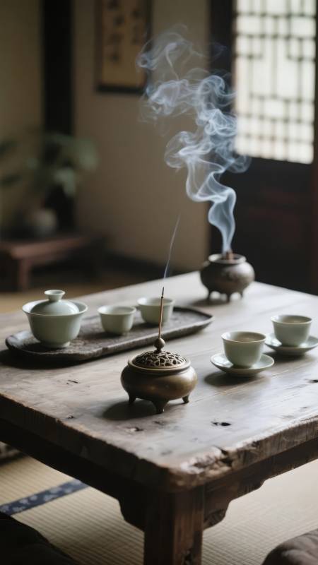 茶香袅袅 静谧时光图片