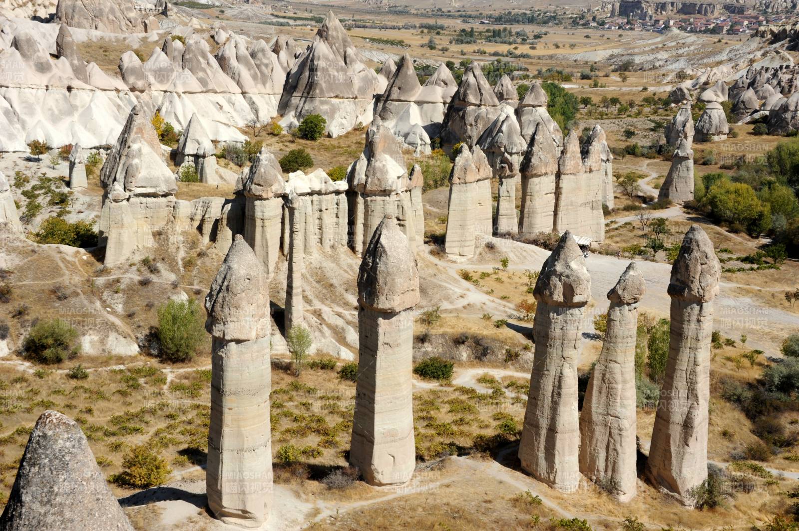 卡帕多奇亚奇特岩柱景观图片