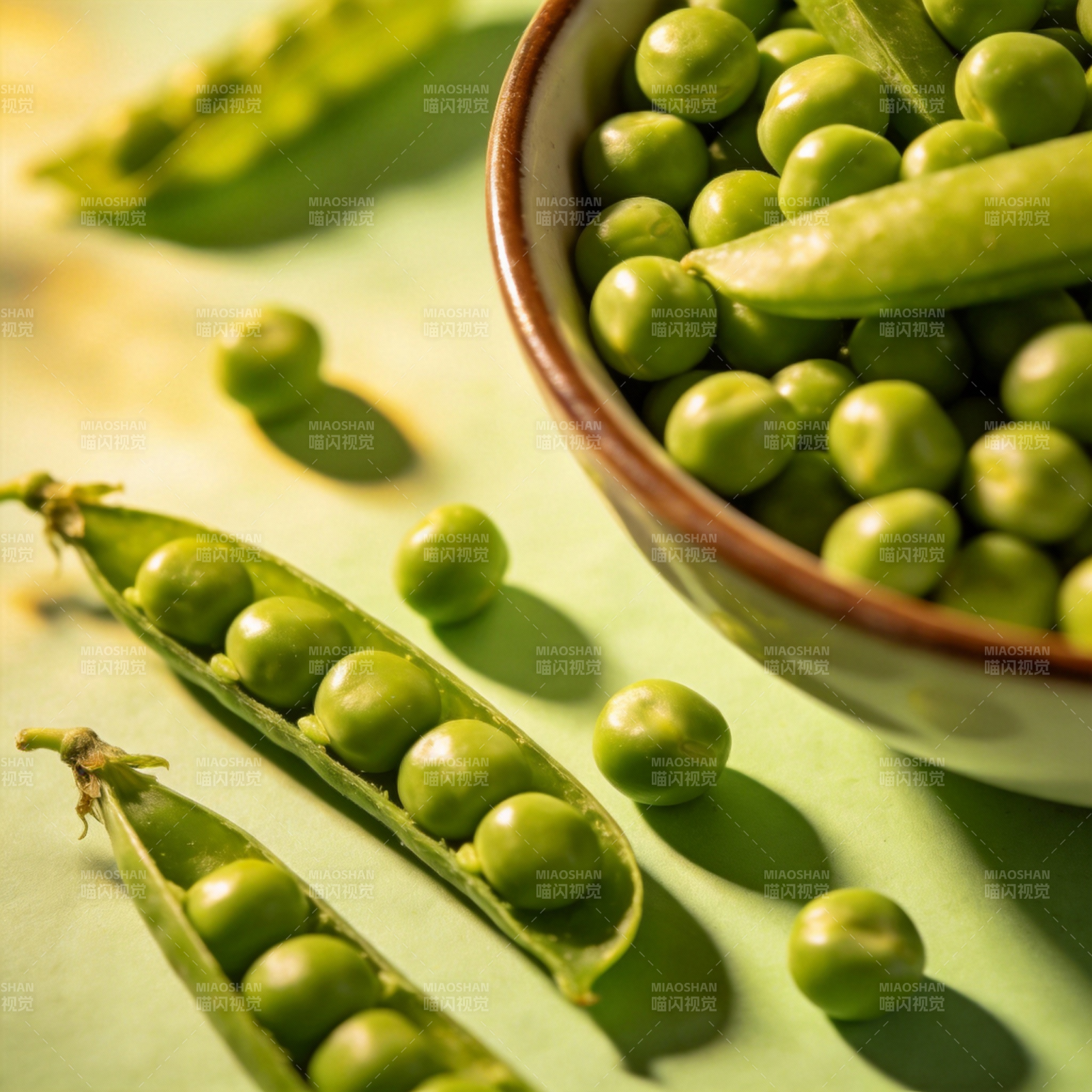 青豆鲜嫩诱人图片