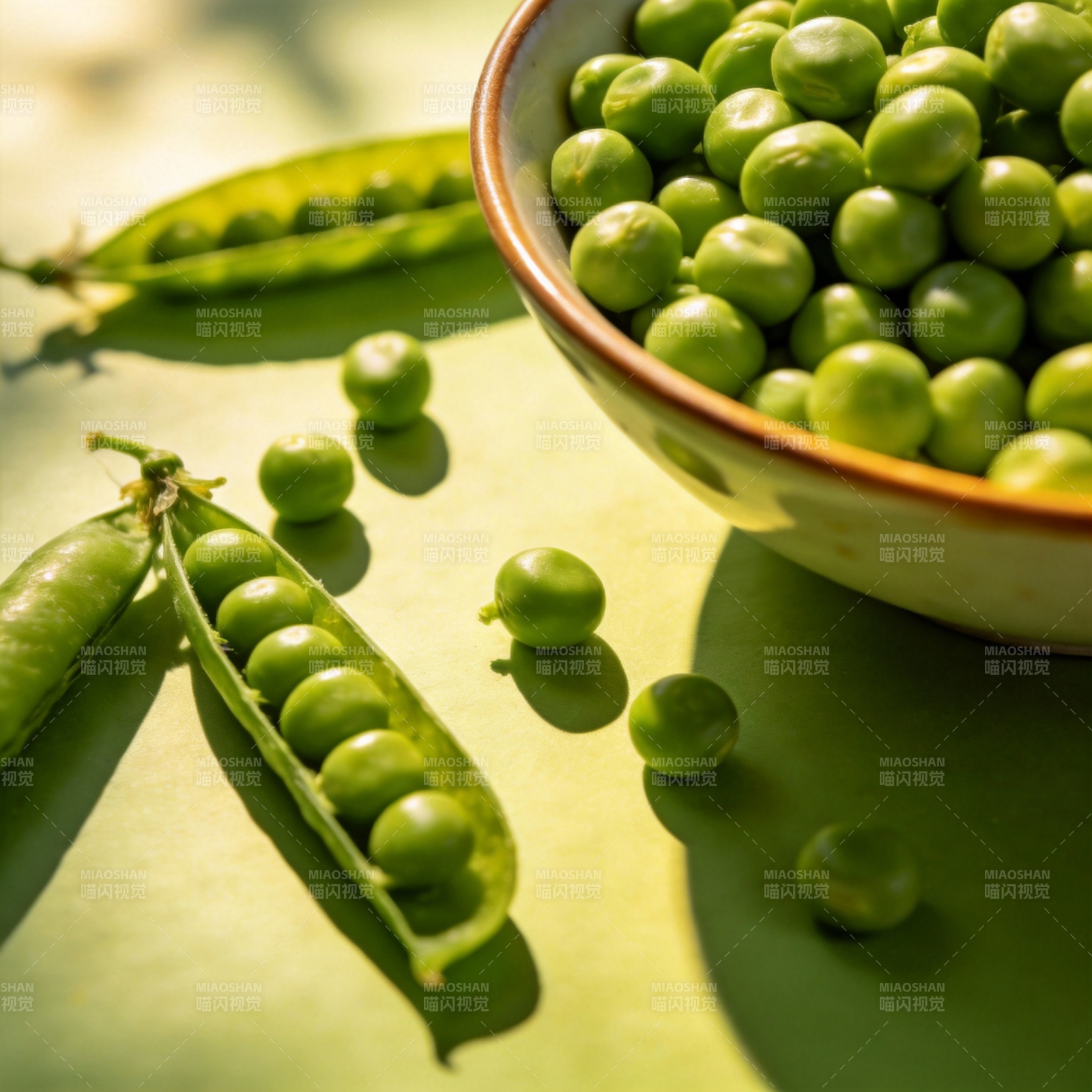 青豆鲜嫩诱人图片