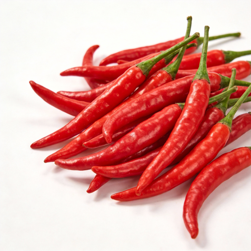 鲜红辣椒堆叠图片