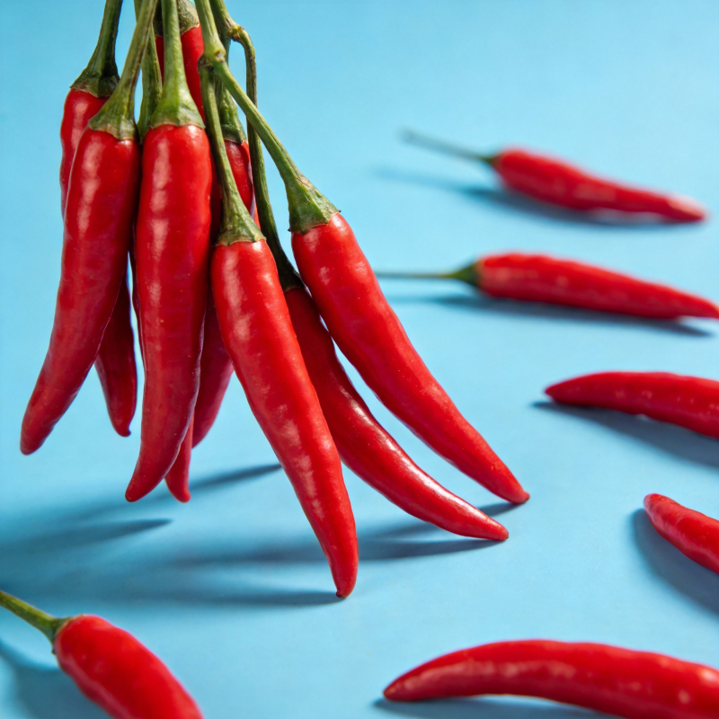 红辣椒挂枝头图片