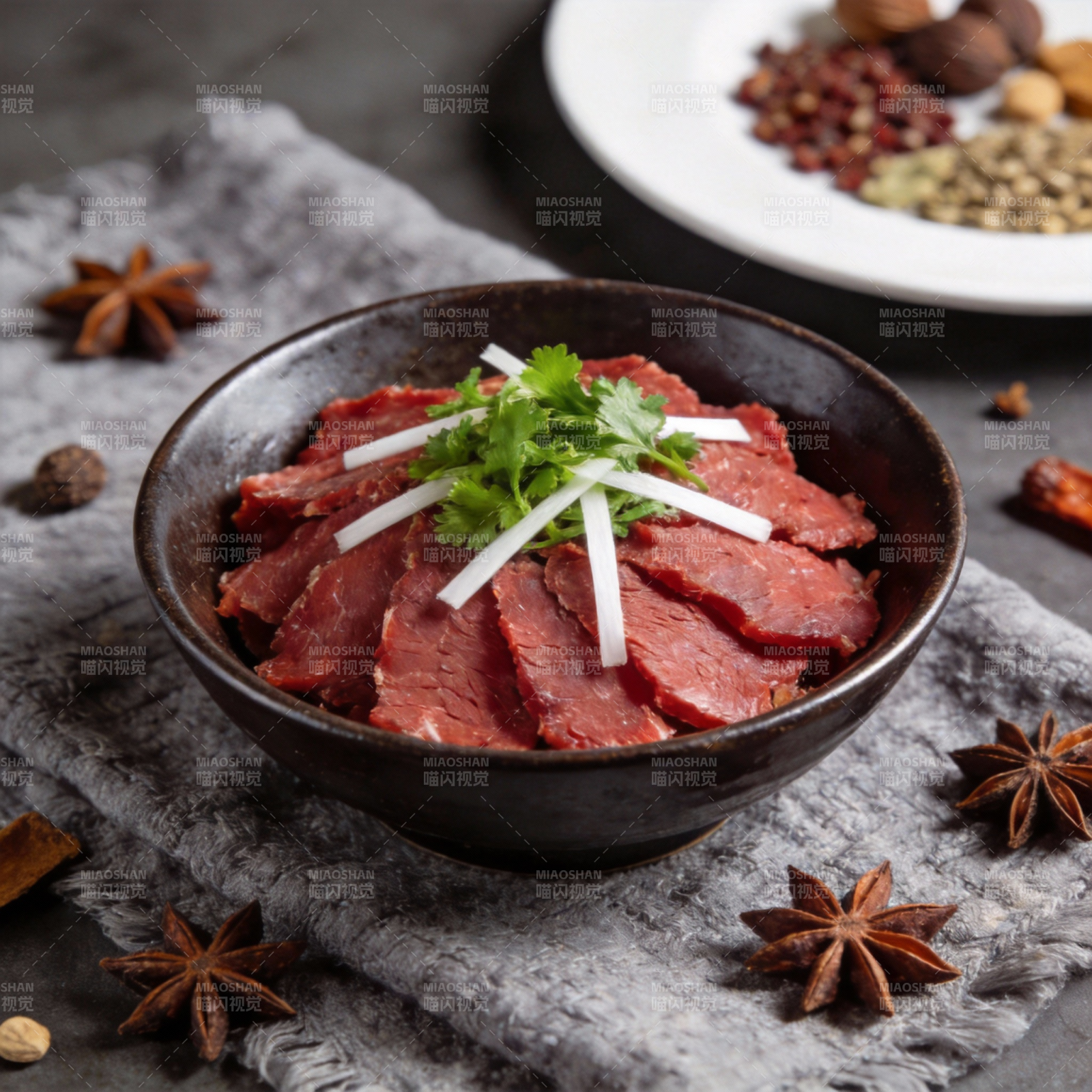 香辣牛肉片图片