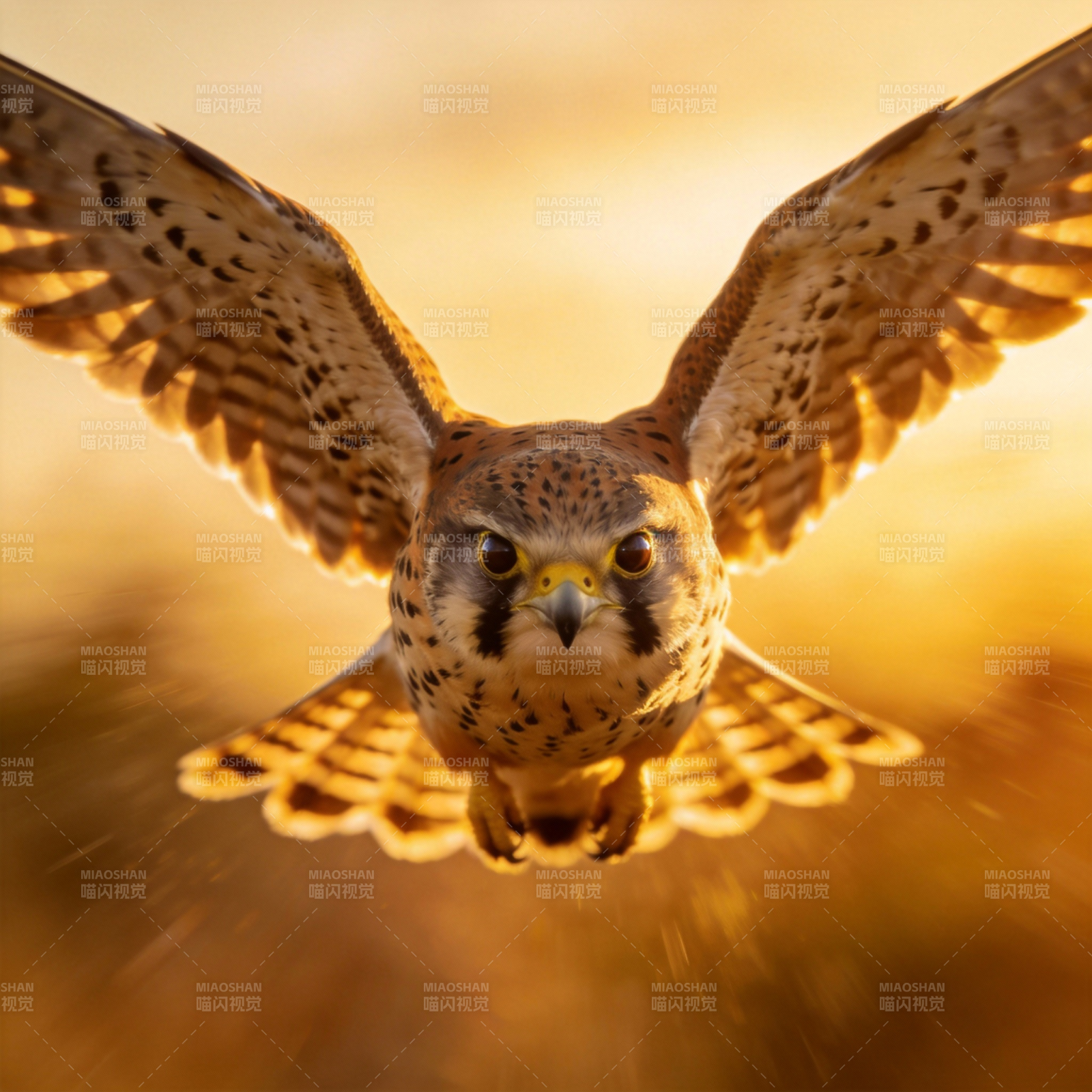 猎鹰翱翔天际图片