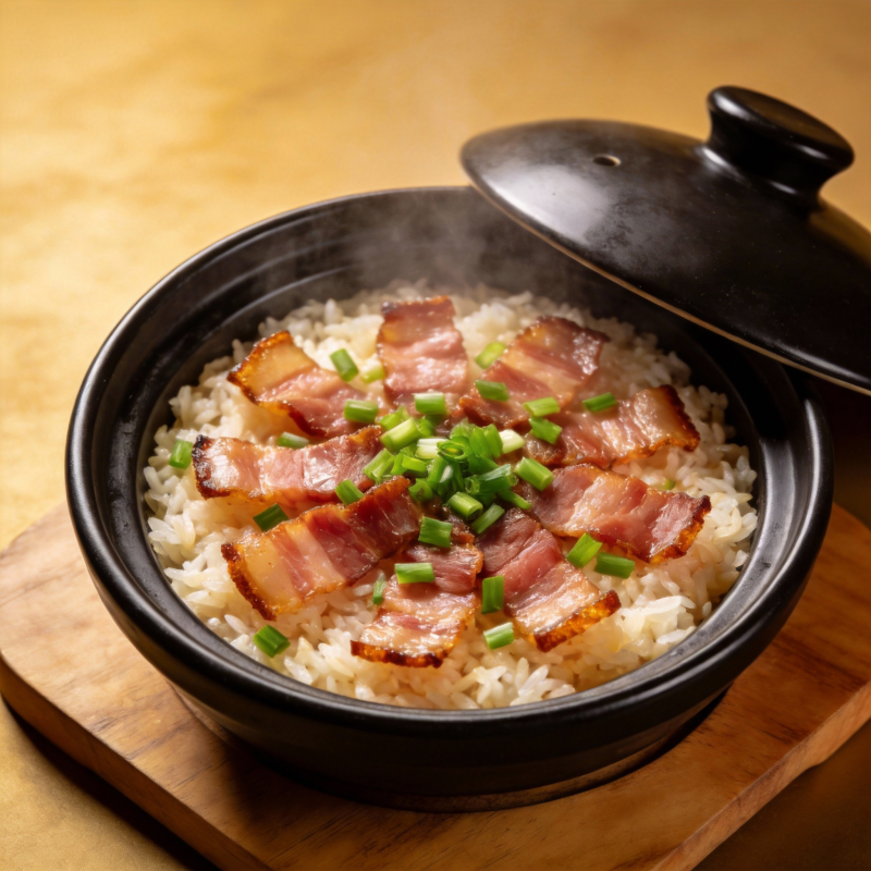 腊味煲仔饭图片