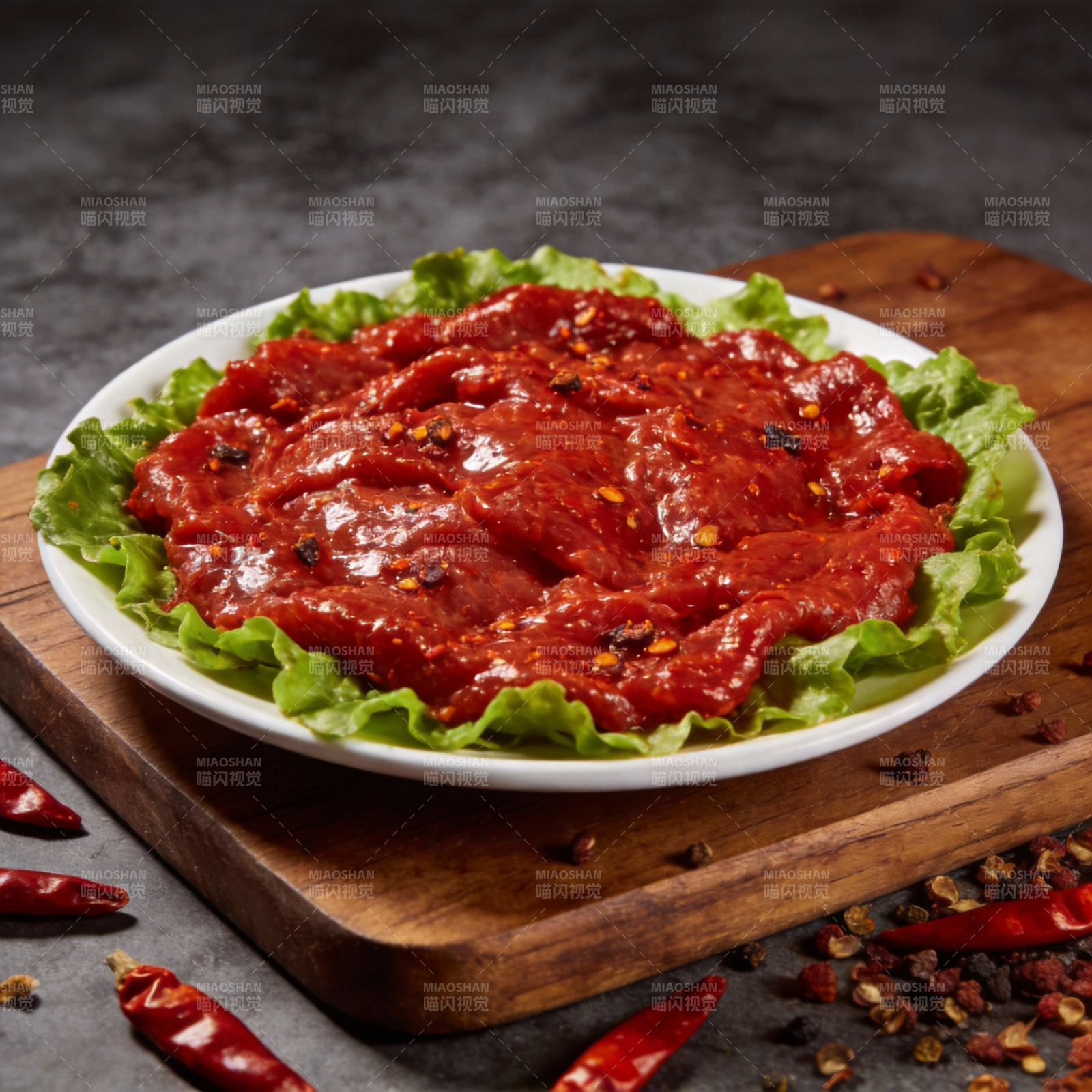 辣味牛肉片图片