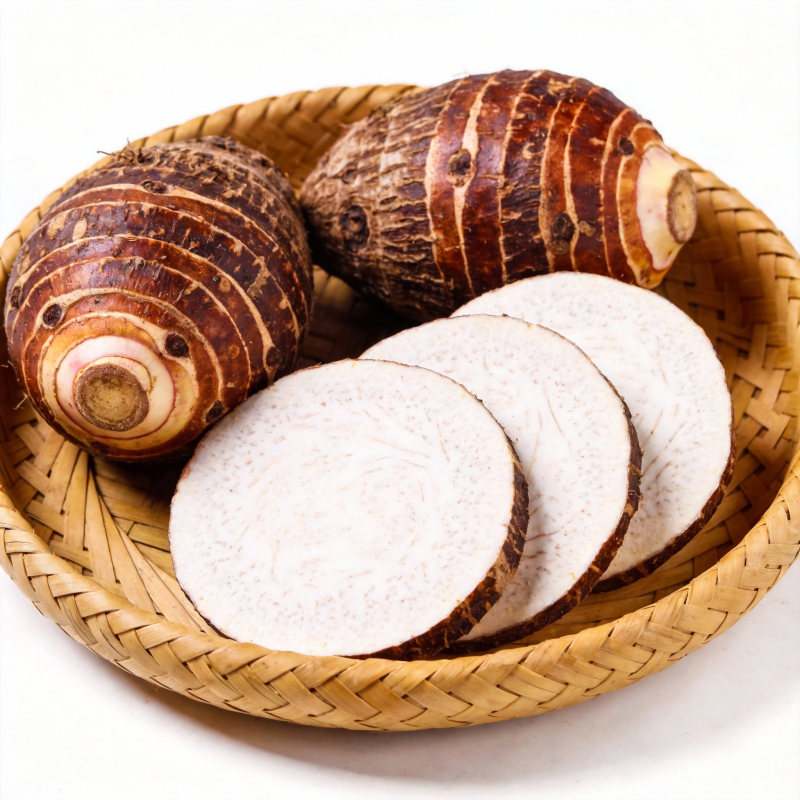 新鲜芋头切片展示图片