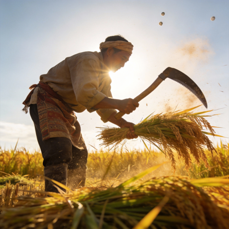 金秋收割忙图片