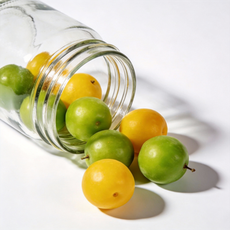 青黄梅子倾瓶出图片