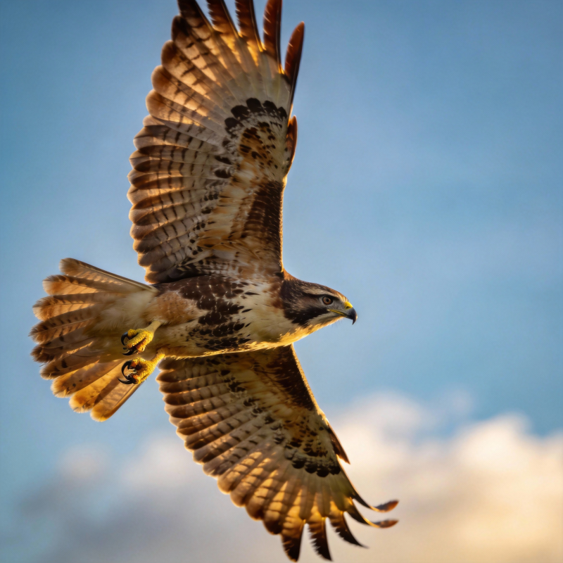 翱翔天际的雄鹰图片