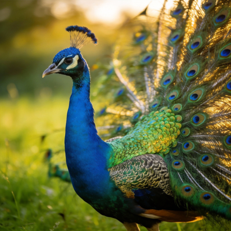 孔雀开屏 绚丽夺目图片