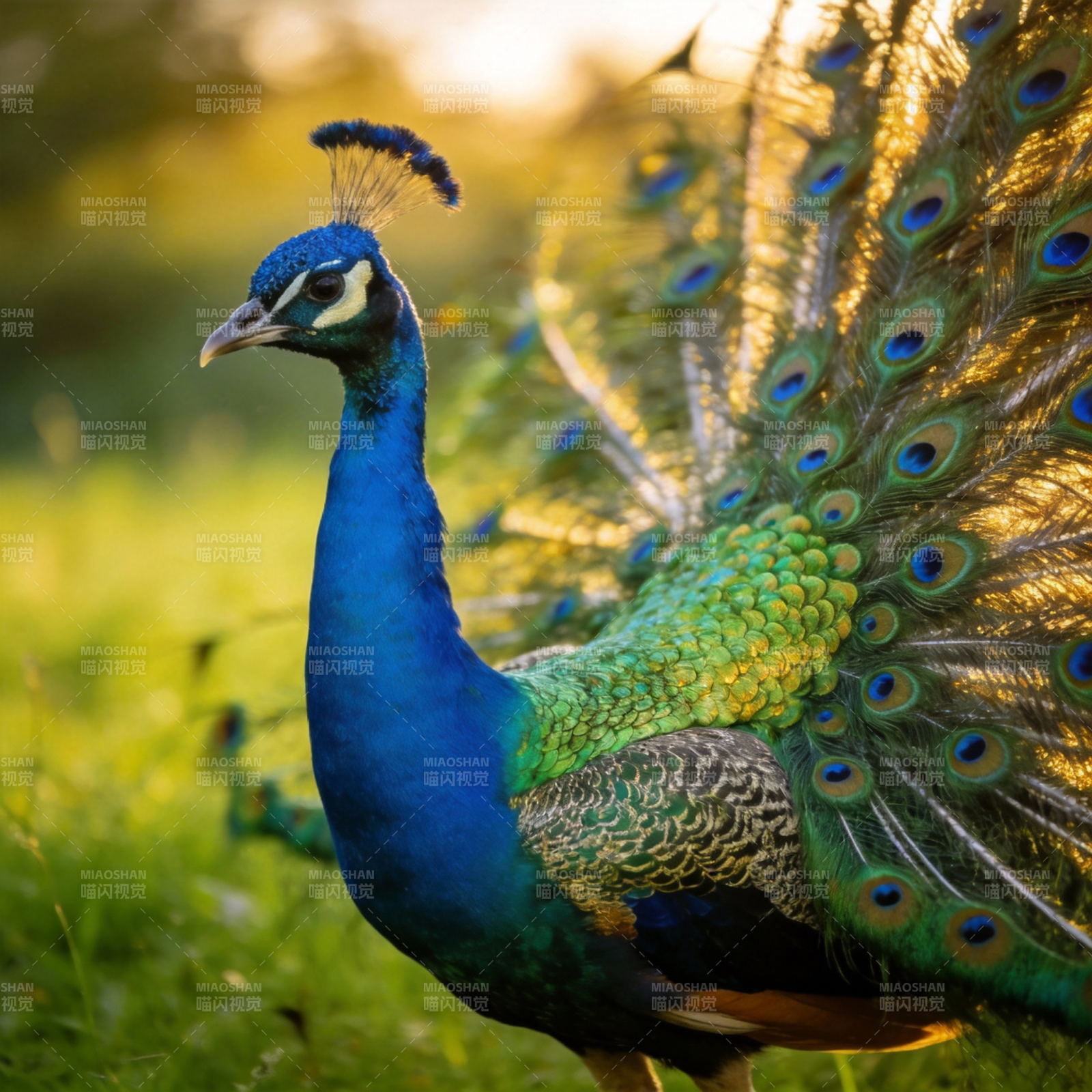 孔雀开屏 绚丽夺目图片