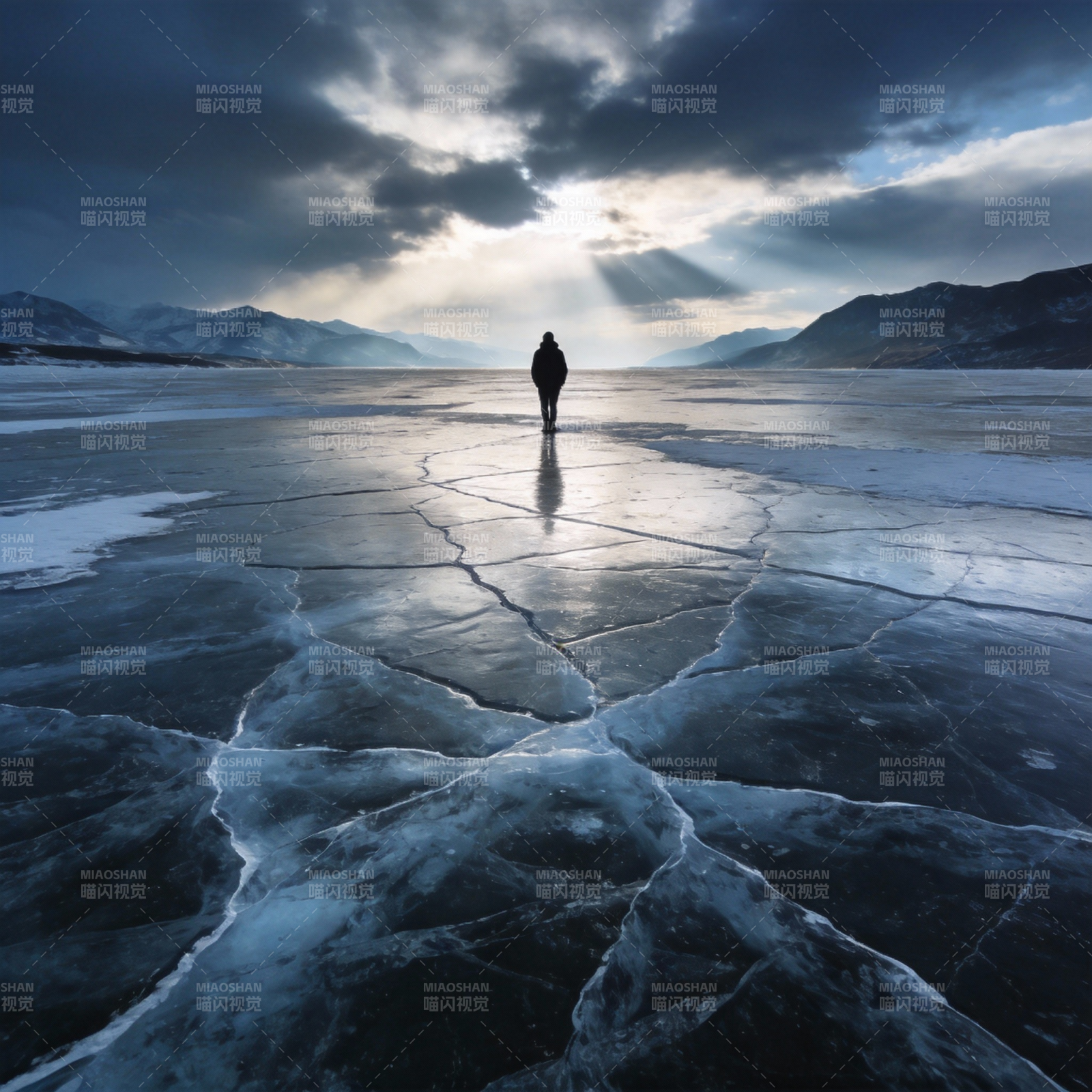 冰原孤影图片