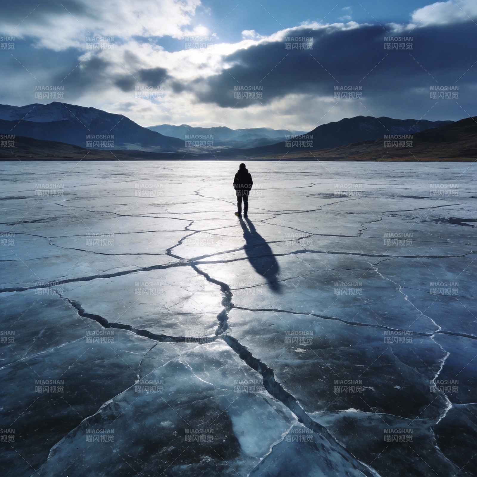 冰原孤影图片