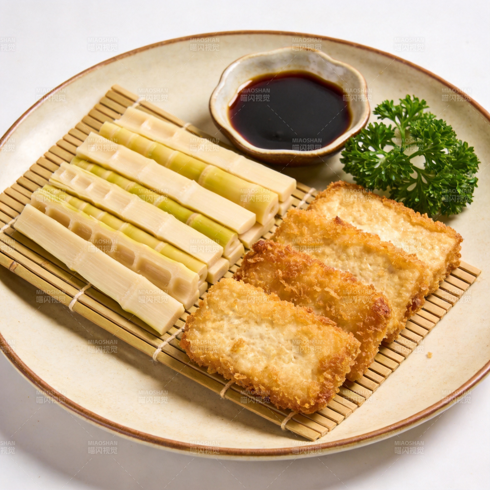 竹笋天妇罗拼盘图片