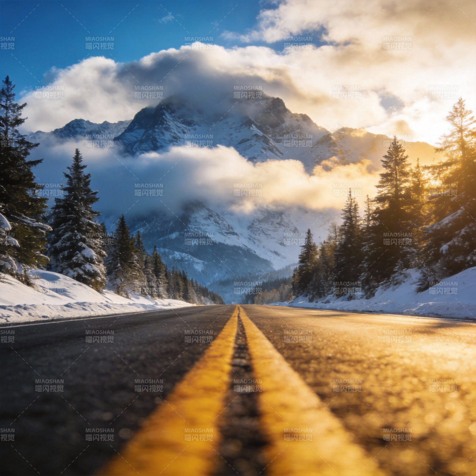 雪域公路图片