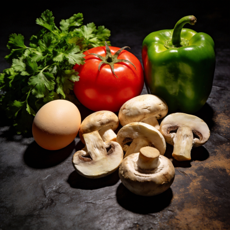 新鲜食材拼盘图片