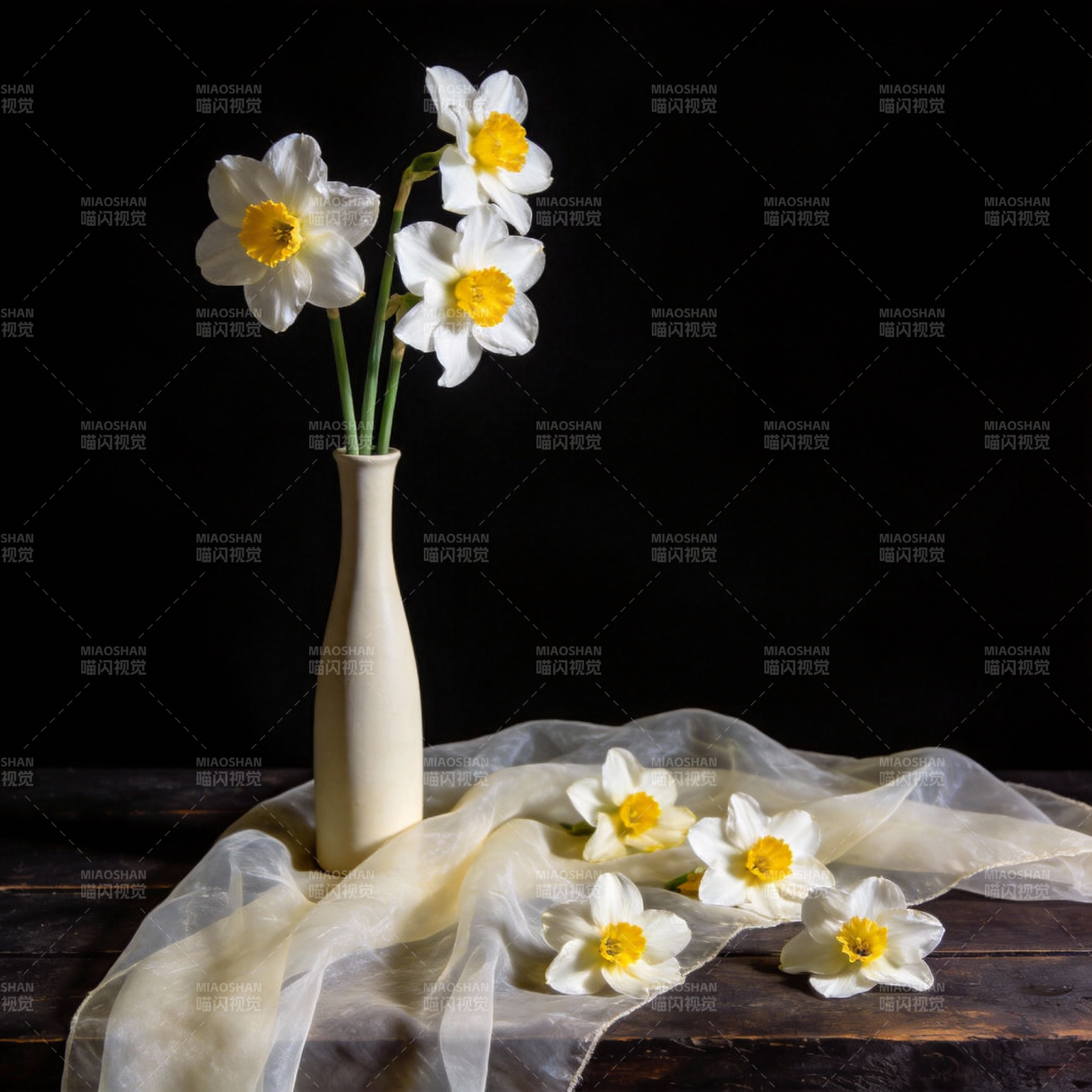 水仙静物图片