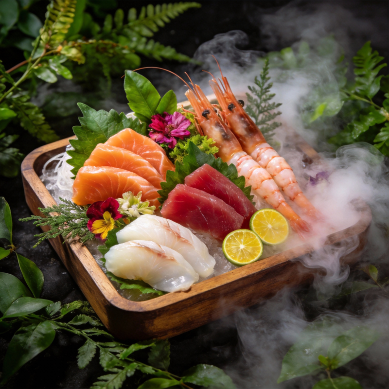 冰鲜刺身拼盘图片