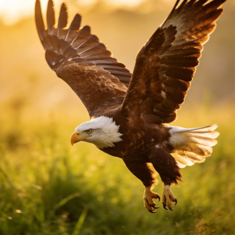 雄鹰翱翔天地间图片