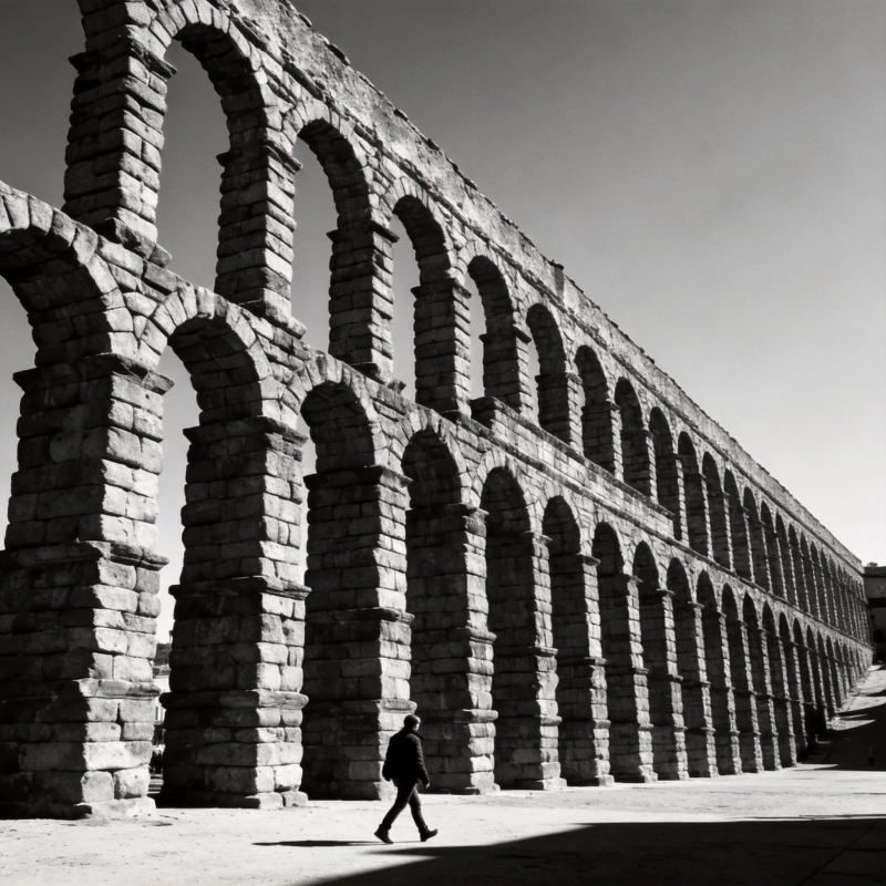 古罗马水道桥图片