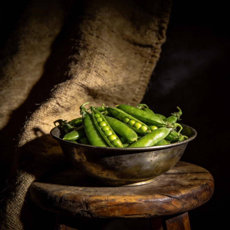 青豆满碗 古朴静谧图片