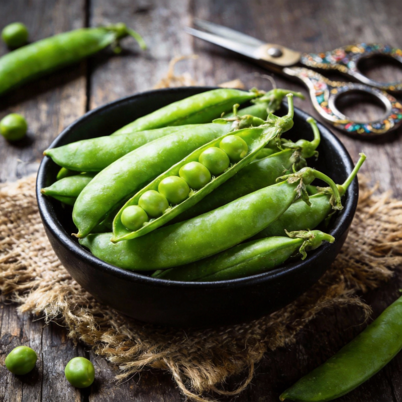 青豆荚新鲜出炉图片