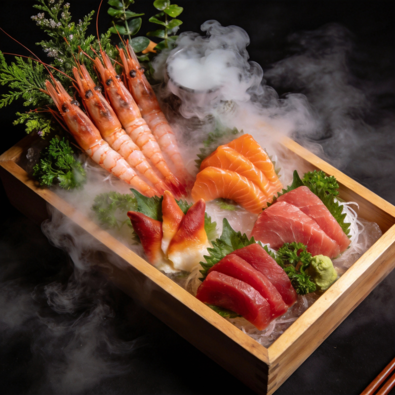 冰鲜刺身拼盘图片