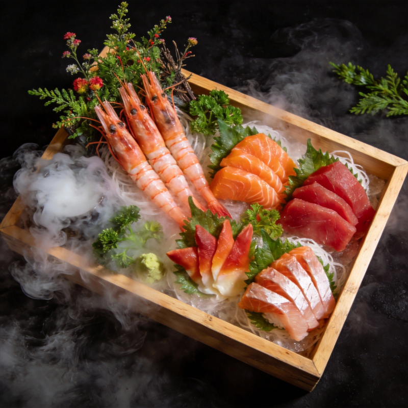 冰镇刺身拼盘图片