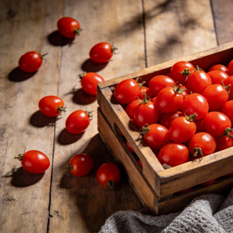 樱桃番茄满箱鲜图片