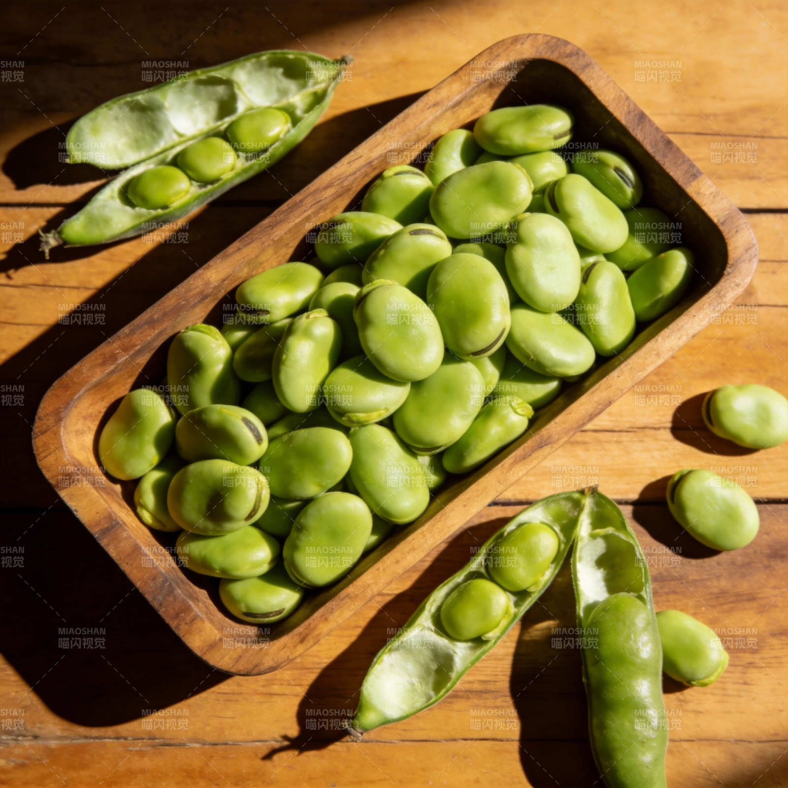 新鲜蚕豆 清甜可口图片
