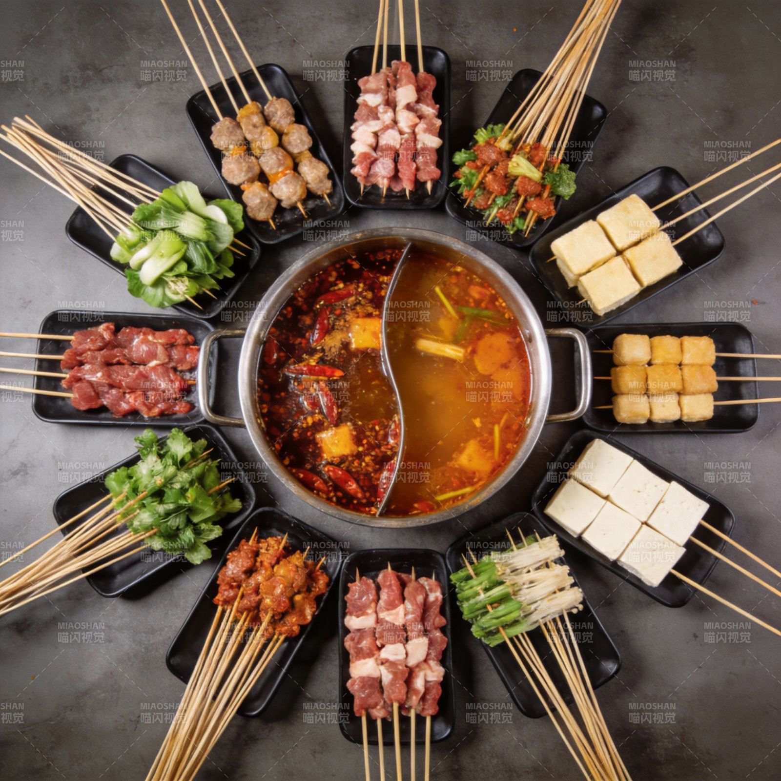 火锅串串盛宴图片