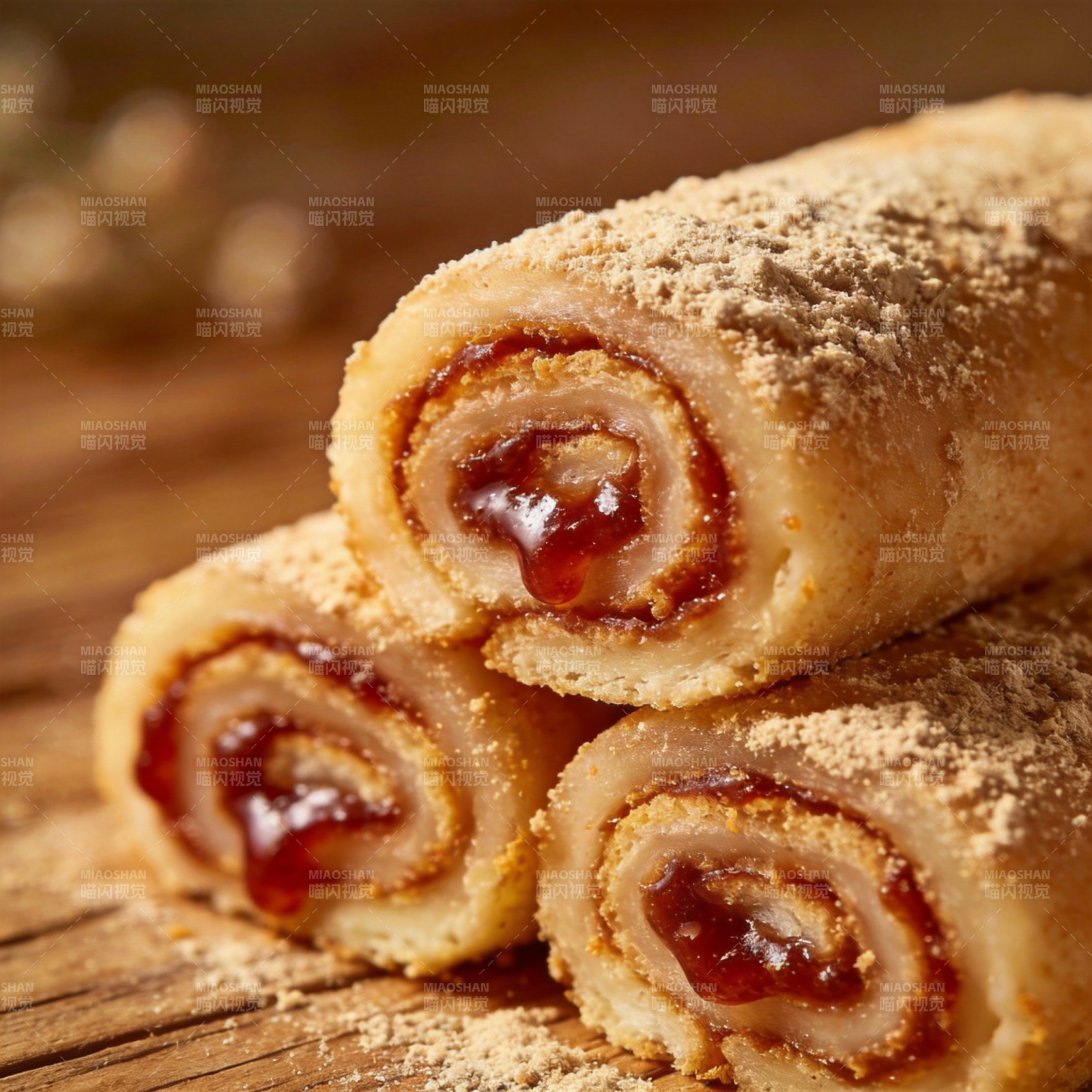 果酱卷饼图片