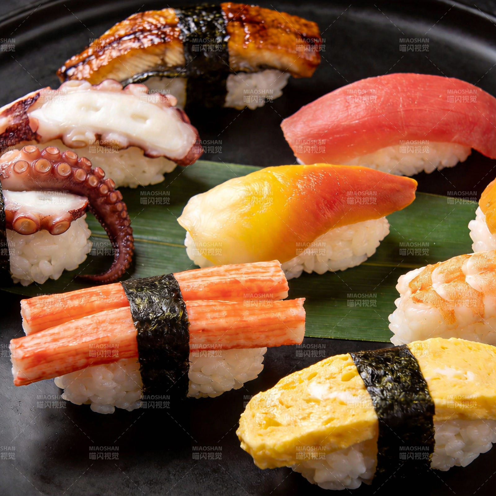 美味寿司拼盘图片