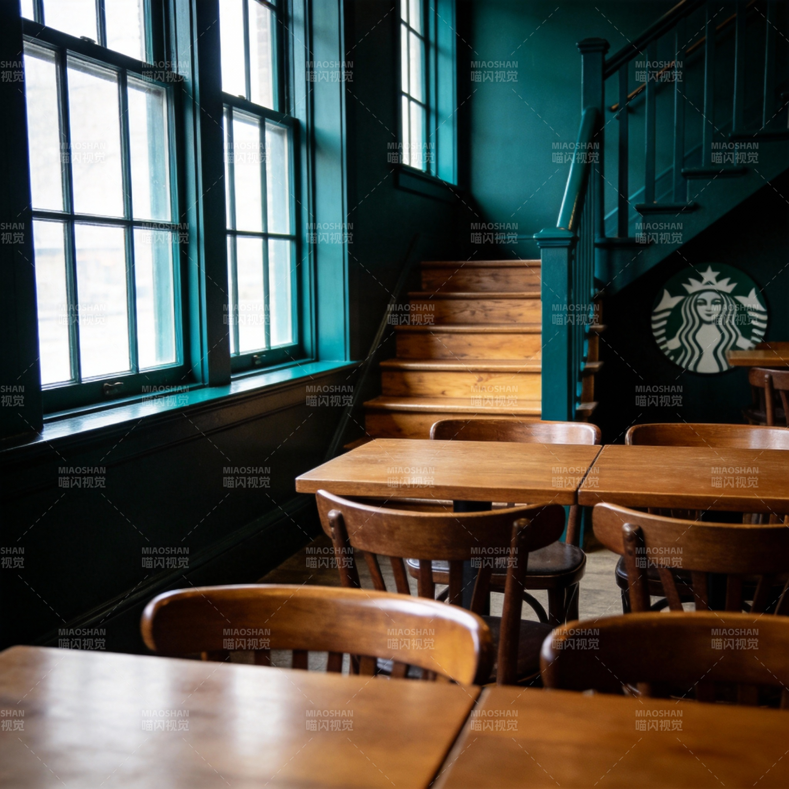 星巴克静谧角落图片