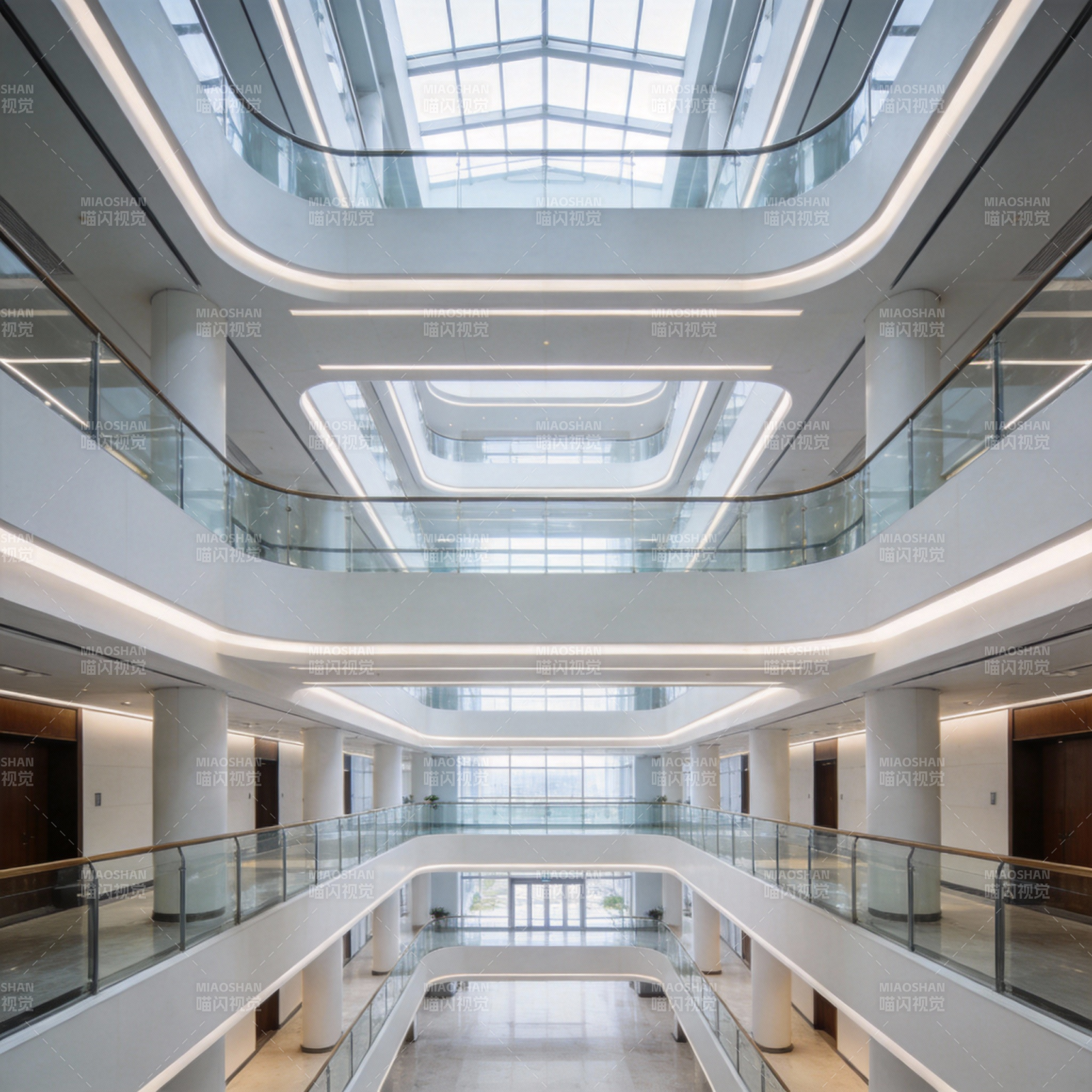 现代建筑内部空间图片