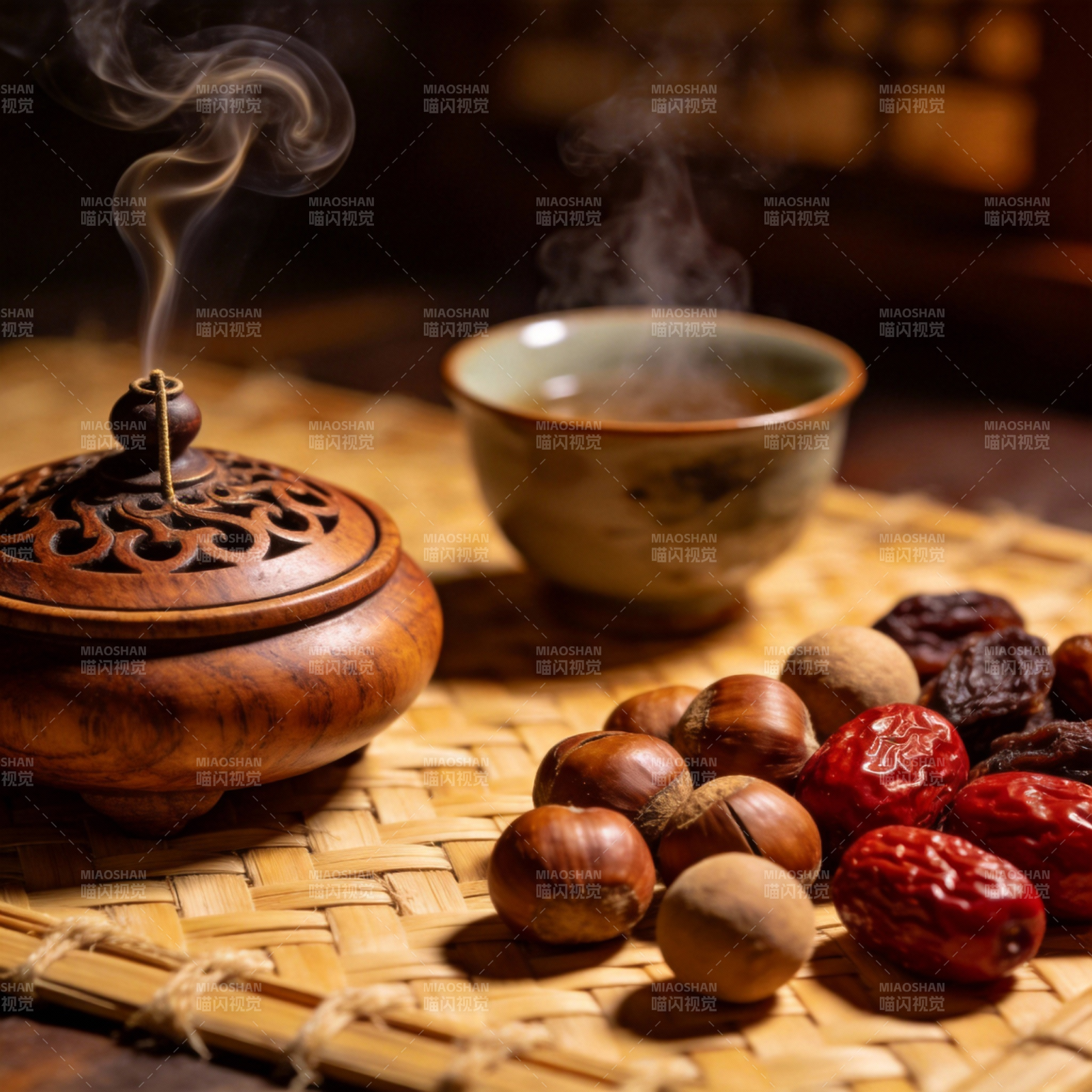 茶香袅袅 果韵悠然图片