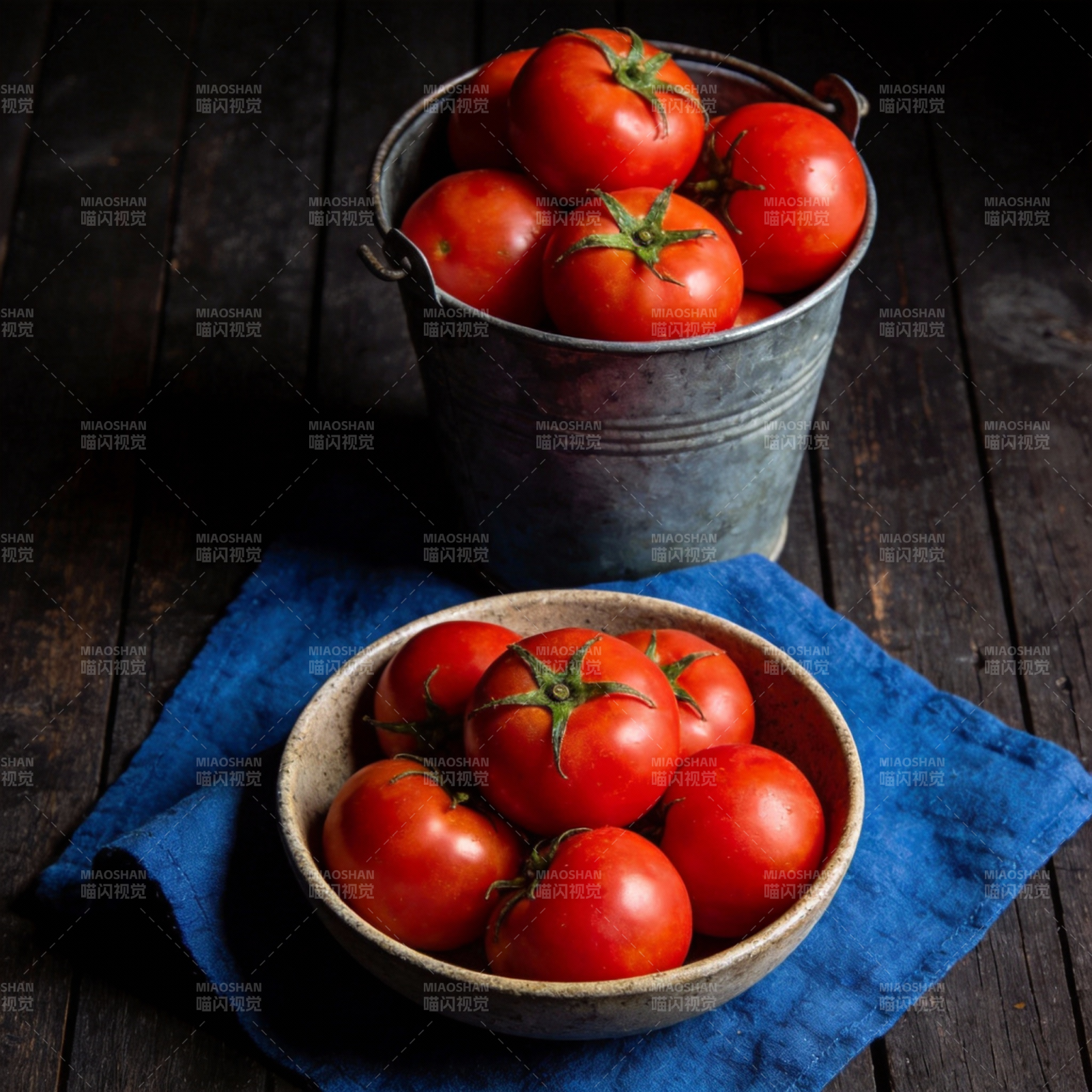 新鲜番茄静物图图片