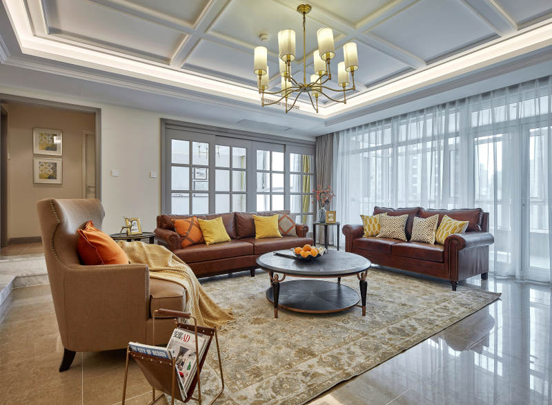 典雅客厅布置图片